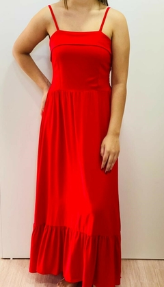 vestido longo liso