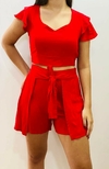 conjunto blusa e short