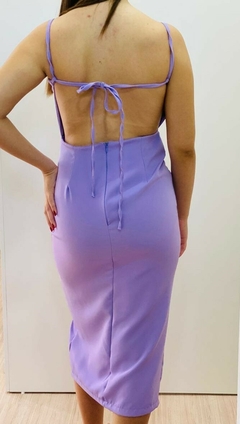 vestido midi alfaiataria - Divina Boutique