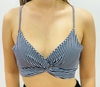 cropped listrado c/ bojo