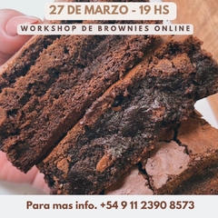 Clase ONLINE de brownie