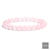 Pulsera de cuarzo rosa