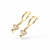 Argollas con serpientes strass - comprar online