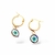 Argollas ojos turcos azules - comprar online