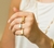 Anel Ouro com Strass Abertura 17mm - comprar online
