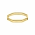 Pulseira Geométrica Vazada Ouro 68mm