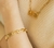 Pulseira Olho Grego Ouro com Strass 66mm