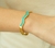 Pulseira Onda Ouro com Tiffanny 68mm