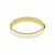 Pulseira Ouro com Branco 68mm