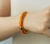 Pulseira Ouro com Laranja 68mm - comprar online