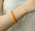 Pulseira Ouro com Laranja 68mm