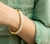 Pulseira Ouro com Off White 68mm
