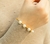 Pulseira Ouro com Pérolas 66mm