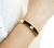 Pulseira Ouro com Preto 68mm
