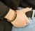 Pulseira Ouro com Preto 68mm - comprar online