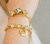 Pulseira Ouro com Strass 67mm - comprar online