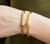 Pulseira Ouro com Strass 69mm - comprar online