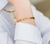 Pulseira Torcida Ouro 68mm