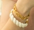 Pulseira Vazada Ouro 70mm - comprar online