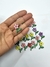 Adesivo pet flores com caule - 25 unidades - comprar online