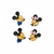 ADESIVO MICKEY E MINNIE M PACOTE 20UN - - comprar online