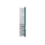 PENTE 19CM DUPLO ALUMINIO AZUL PROPETZ - comprar online