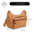 Imagem do Bolsa Transversal Feminina ELEGANCE Marrom Caramelo