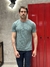 Camisa Masculina Texturizada - Verde - comprar online