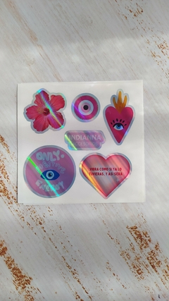 Stickers holográficos en internet
