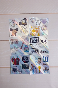 Stickers holográficos en internet