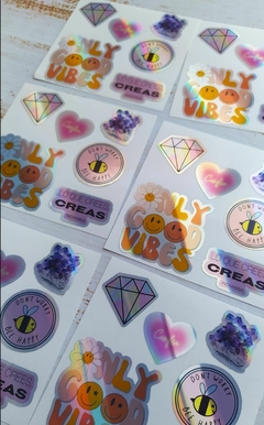 Stickers holográficos - Studio Ceemeyka