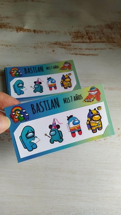 Stickers souvenire x 30unidades