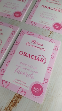 20 tarjetas 14x10cm en internet
