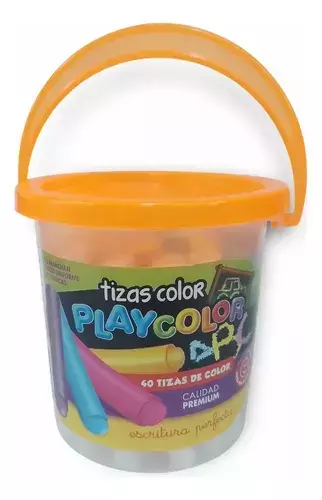 TIZA PLAYCOLOR BALDE X 40 - comprar online