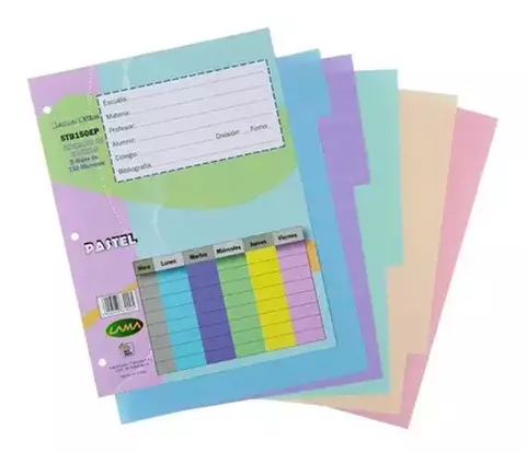 SEPARADORES LAMA POLIPROPILENO N°3 X 5 - comprar online