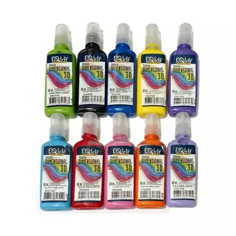 PINTURA DIMENSIONAL BRILLANTE EQ ARTE 40ML - comprar online