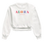Moletom Cropped Aloha - comprar online