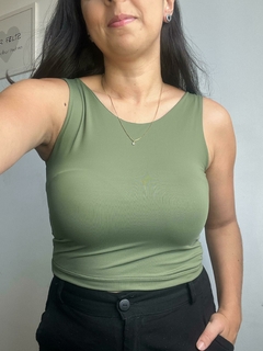 Regata Cropped - Verde Oliva - comprar online