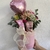 Box rosa eudora siage + arranjo de flores