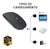 Mouse sem fio recarregável com Led KapBom KA-618 - loja online