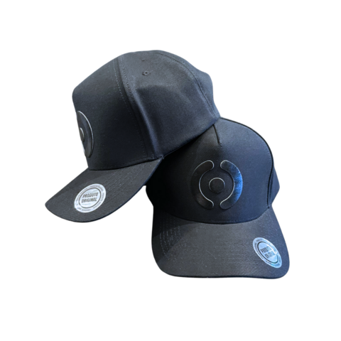 Boné preto | logo Alvo preta emborrachada