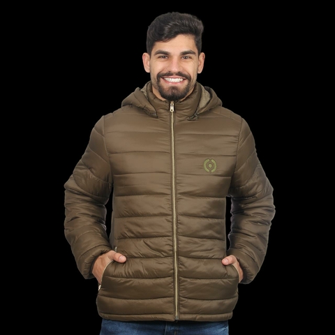 JAQUETA VERDE MUSGO LOGO VERDE - MASC
