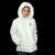 JAQUETA BRANCA LOGO CINZA - comprar online