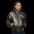 JAQUETA BOMBER METALICA LOGO PRATA - FEM