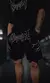 Pantalón Short "Graffiti" Negro