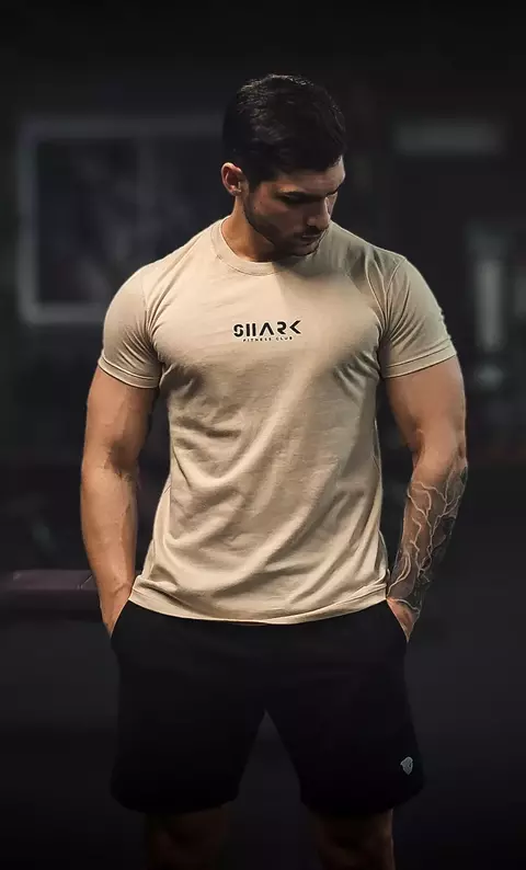 Remera Slim Fit "Signature" - Arena
