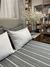 Cubrecama raya gris Q - comprar online