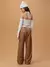 CALÇA DE SARJA MARROM - comprar online