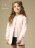 Casaco Feminino Infantil Em Malha Tweed