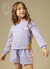 Conjunto Feminino Infantil Em Moletom